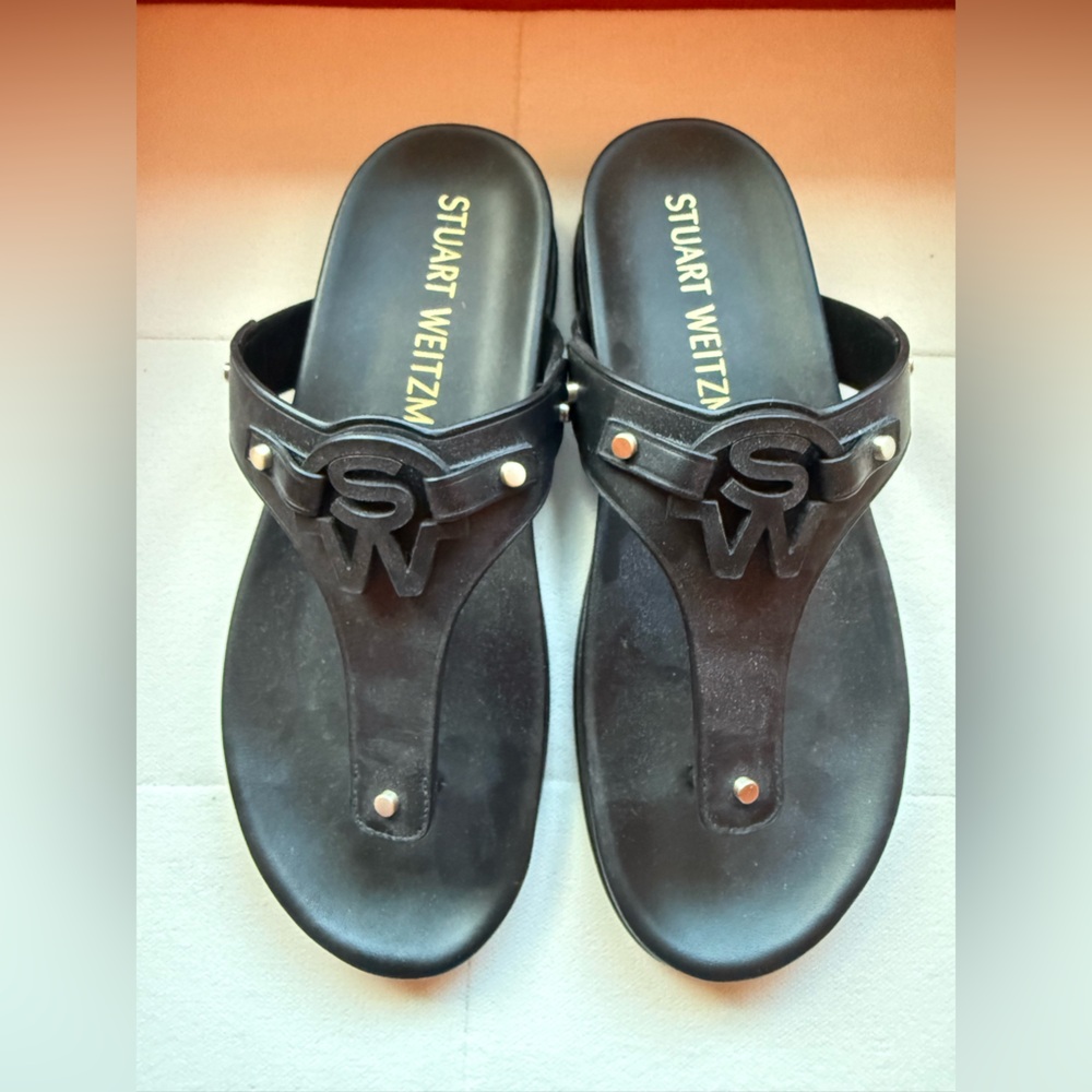 Stuart Weitzman Black Sandals BRAND NEW